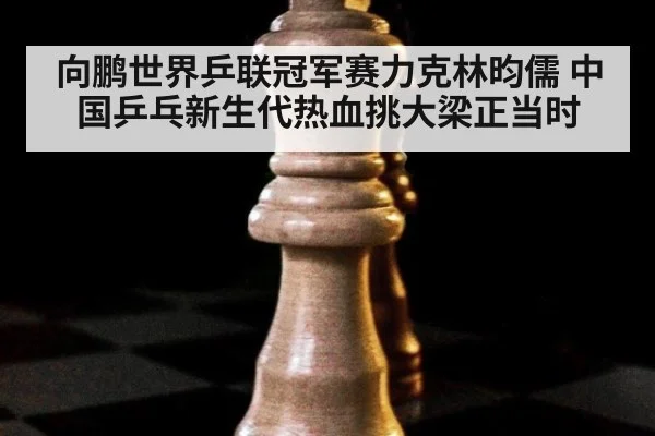 向鹏世界乒联冠军赛力克林昀儒 中国乒乓新生代热血挑大梁正当时